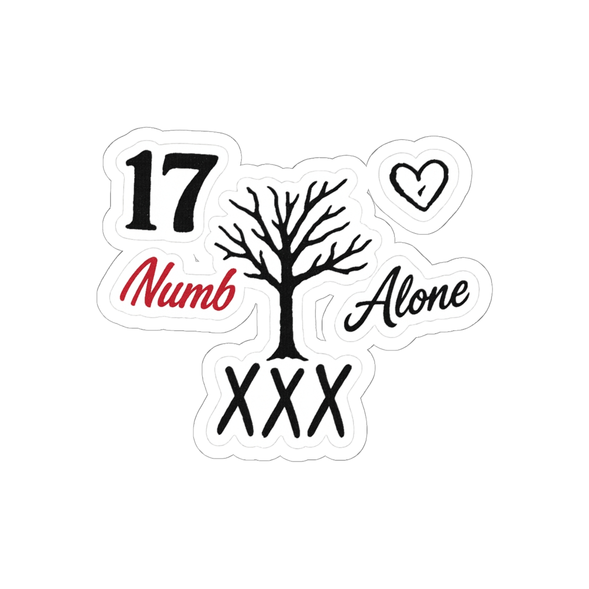 RIP X Funny Sticker | Bold Vinyl Decal