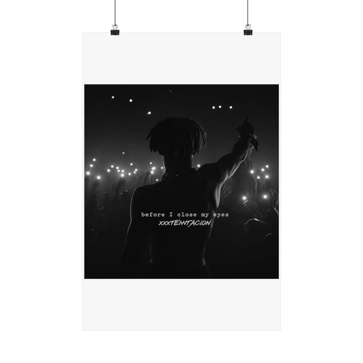 Raw Hip-Hop Album Art Poster | Brooding Aesthetic Wall Art Print